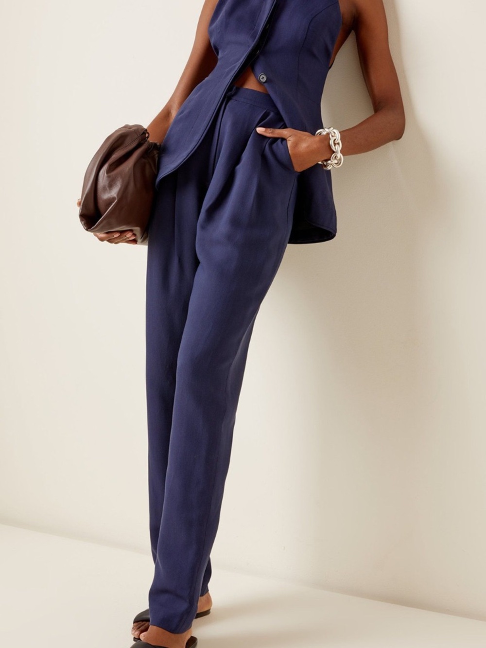 TOVE ARLET Trouser – Navy – NWT – FR 34 / UK 6 / US 2